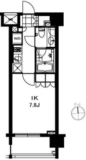 東京都港区芝2【マンション】の間取り