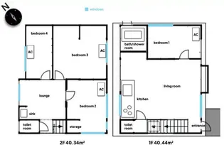 東京都板橋区若木2【一戸建】の間取り