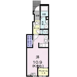 彦内南【1階】の間取り