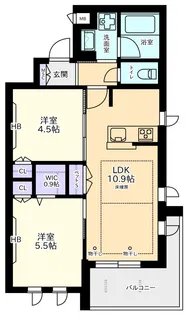 エスポワールNH【2階】の間取り