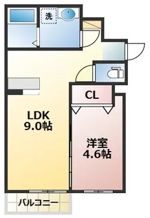 Y‘sスクエア光の森【1階】の間取り