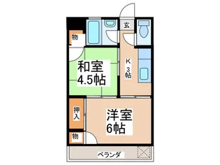 高橋マンションA棟【3階】の間取り