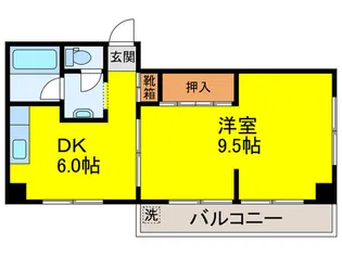 マンション本多【3階】の間取り