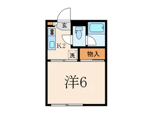 コ-ポカメリア【1階】の間取り