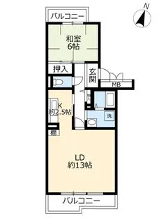 URつくば・二の宮第二【3階】の間取り