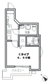 アルファ行徳【2階】の間取り