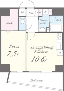 クリア 岩本町【3階】の間取り
