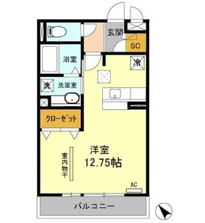 アーティストリー【1階】の間取り