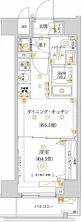 東京都江東区亀戸8【マンション】の間取り