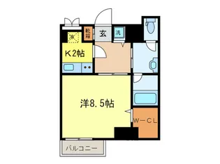 M.grande上新城【2階】の間取り