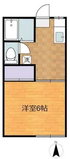 司ハイツ【2階】の間取り