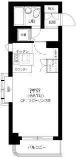 ワコーレ多摩川【4階】の間取り