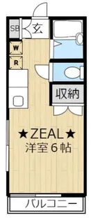 カーサ戸辺【3階】の間取り