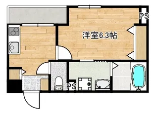 The Westway【1階】の間取り