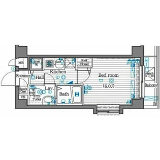 ガラ・シティ大崎【2階】の間取り