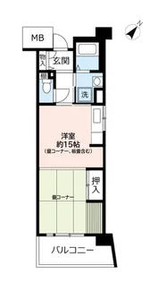 URフレール長田【7階】の間取り