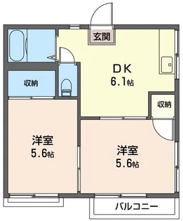 コーポ清山【2階】の間取り