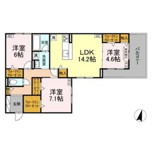 DiosPersimmon長泉II棟【3階】の間取り