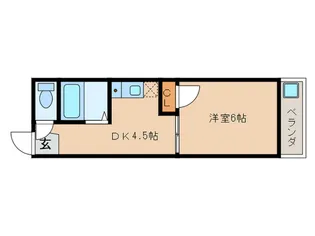 サンハイツ杉栄【1階】の間取り