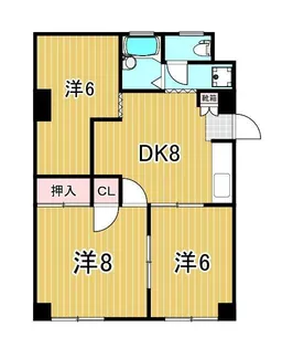 チグサビル【4階】の間取り