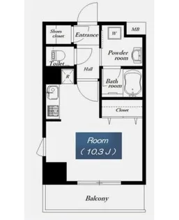 ウェスタ紀尾井町【4階】の間取り