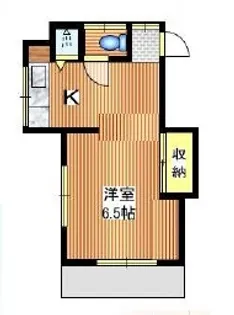 中村荘【1階】の間取り