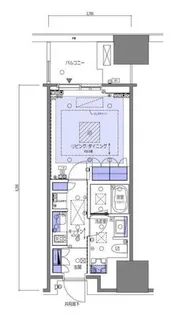 麻布台ヒルズレジデンスB【6階】の間取り