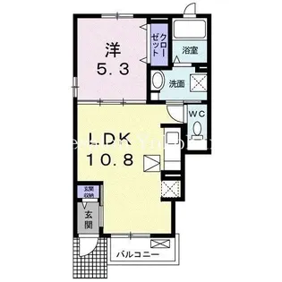 グレイスサイトE【1階】の間取り