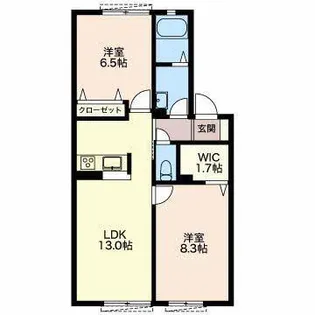 Est Cing【1階】の間取り