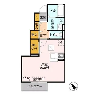 メゾンソレイユ(福王台)【1階】の間取り