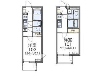 レオネクストNAGOMI【1階】の間取り