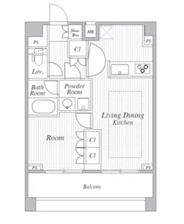 クレヴィスタ多摩川六郷【7階】の間取り