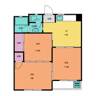 ルクシーヴァ瑞穂【2階】の間取り