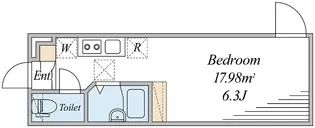 風と翠のil Nido【1階】の間取り