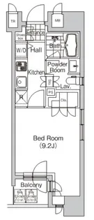 プライムアーバン池袋【6階】の間取り