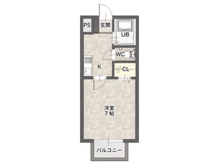 コーポ嵯峨野【2階】の間取り