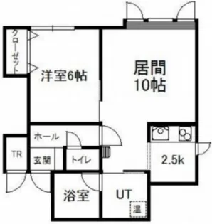 ファーストスター富良野【2階】の間取り
