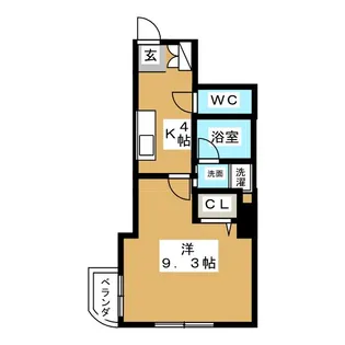 アプレシオ春岡EAST【5階】の間取り