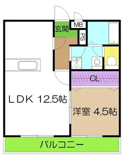 グランパレスパゴダ【3階】の間取り