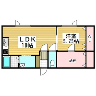 プルメリア【2階】の間取り