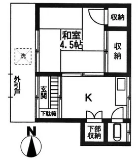 佐々木荘【1階】の間取り