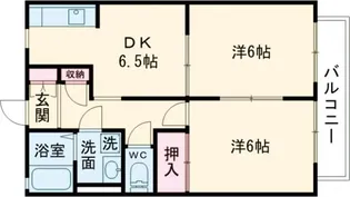 ディアコートみやび I棟【2階】の間取り