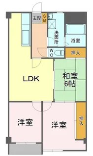 レジデンス両替町【2階】の間取り