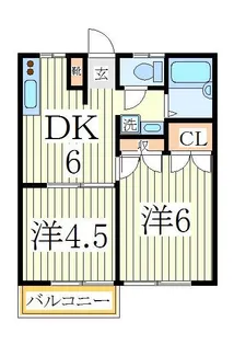 ライトガーツェ【1階】の間取り