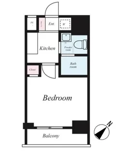 スカイコート日本橋第3【5階】の間取り