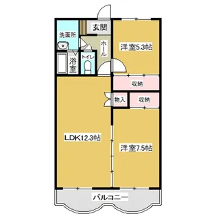 セリーンハイツイケダ第二【3階】の間取り