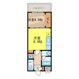 M-Style ラピス ラズリ【4階】の間取り