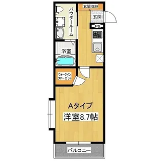 アリエス【1階】の間取り