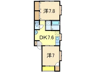 ハイムエクセレント【2階】の間取り