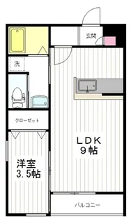 リバーサイドシュガー【1階】の間取り